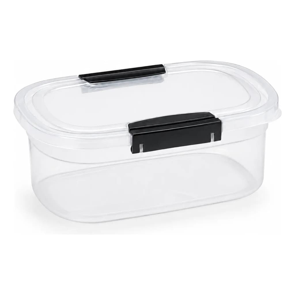 Kit 4 Potes Herméticos Plásticos Ultraforte 4 Litros GRANDE Multiuso Para Armazenar Alimentos Tampa Com Travas Barato