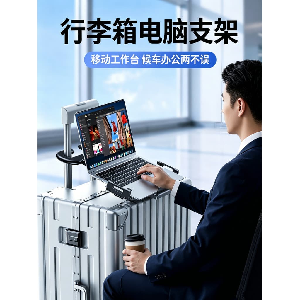 Paifan Bagagem Suporte para Laptop Viagem portátil Viagem de negócios Suporte de aumento de mesa macbook Suporte dedicad