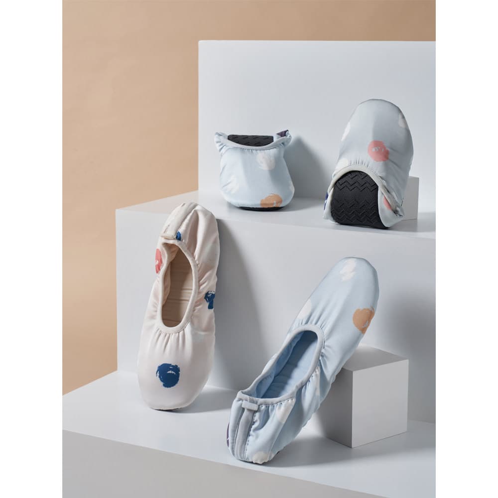 Primavera verão impresso interior casa chinelos feminino Baotou saco salto linho à prova dwaterproof água Anti-deslizame
