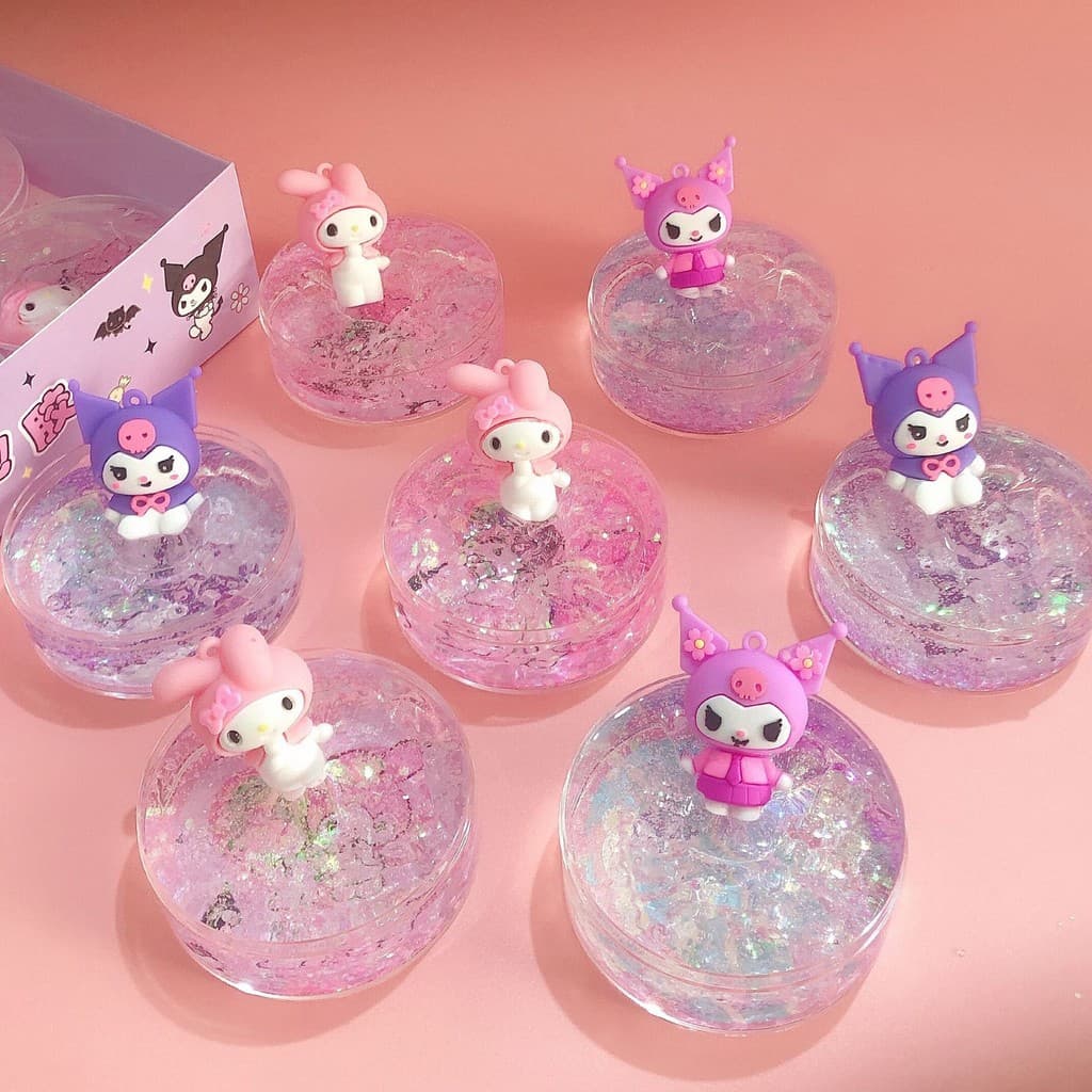 Novo Sanrio brinquedos educativos cola de espuma fácil alongamento influenciador dos desenhos animados Kupants Lomi bone