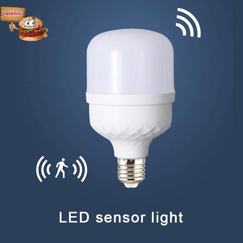 Jiarenitu Auto ON/OFF Sensor De Lâmpada De Indução Movimento Automático LED Inteligente Ativada Por Voz 220V Luz Economi