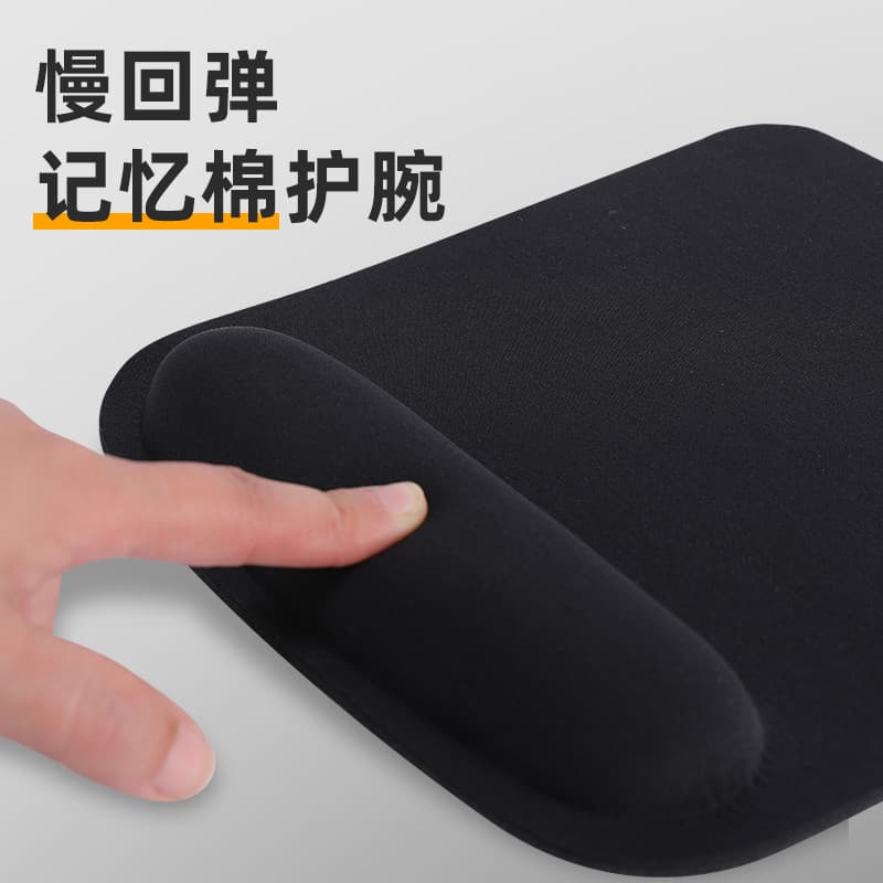 Mouse pad de espuma de memória Suporte de pulso Almofada de mão Descanso de mão Engrossado Jogo Laptop Almofada de Silic
