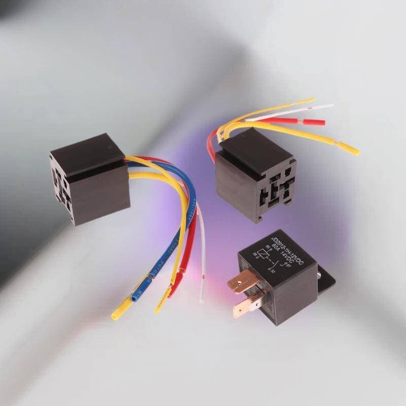 ADS 1 Conjunto De Luz Principal Para Ar Condicionado De Motocicletas DC12V DC24V Relé 80A 4/5 Pinos Automotivo À Prova D