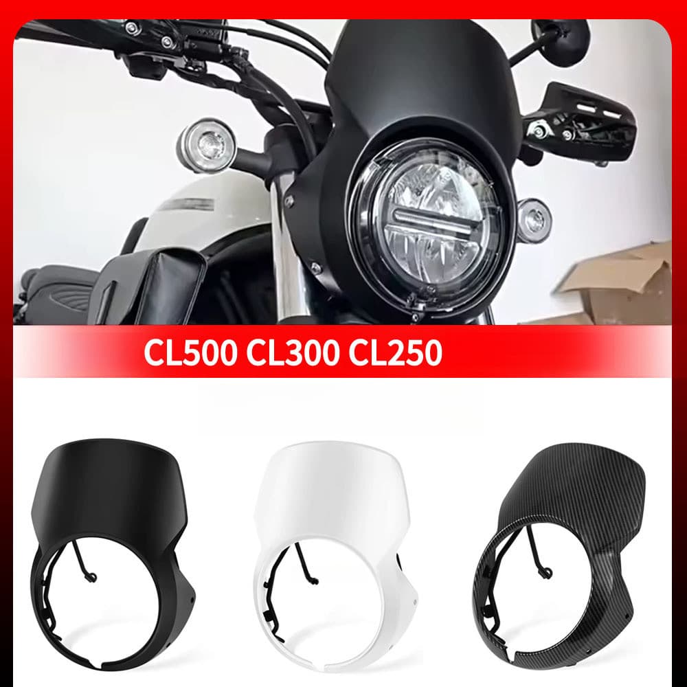 HONDA CL500 CL300 CL250 2023-2026 Acessórios de carenagem para farol de motocicleta Cafe Racer