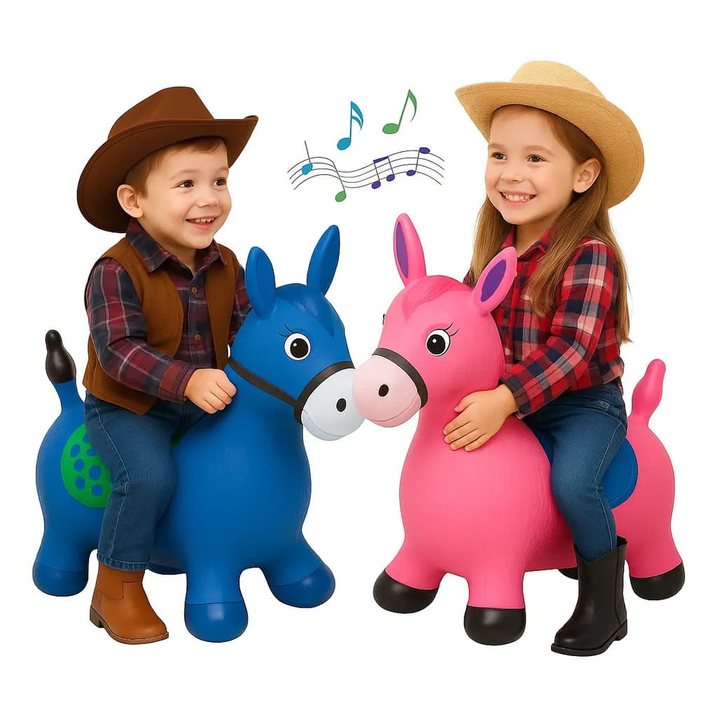Cavalinho Upa Upa Gugu Brinquedo musical Pula Pula Infantil