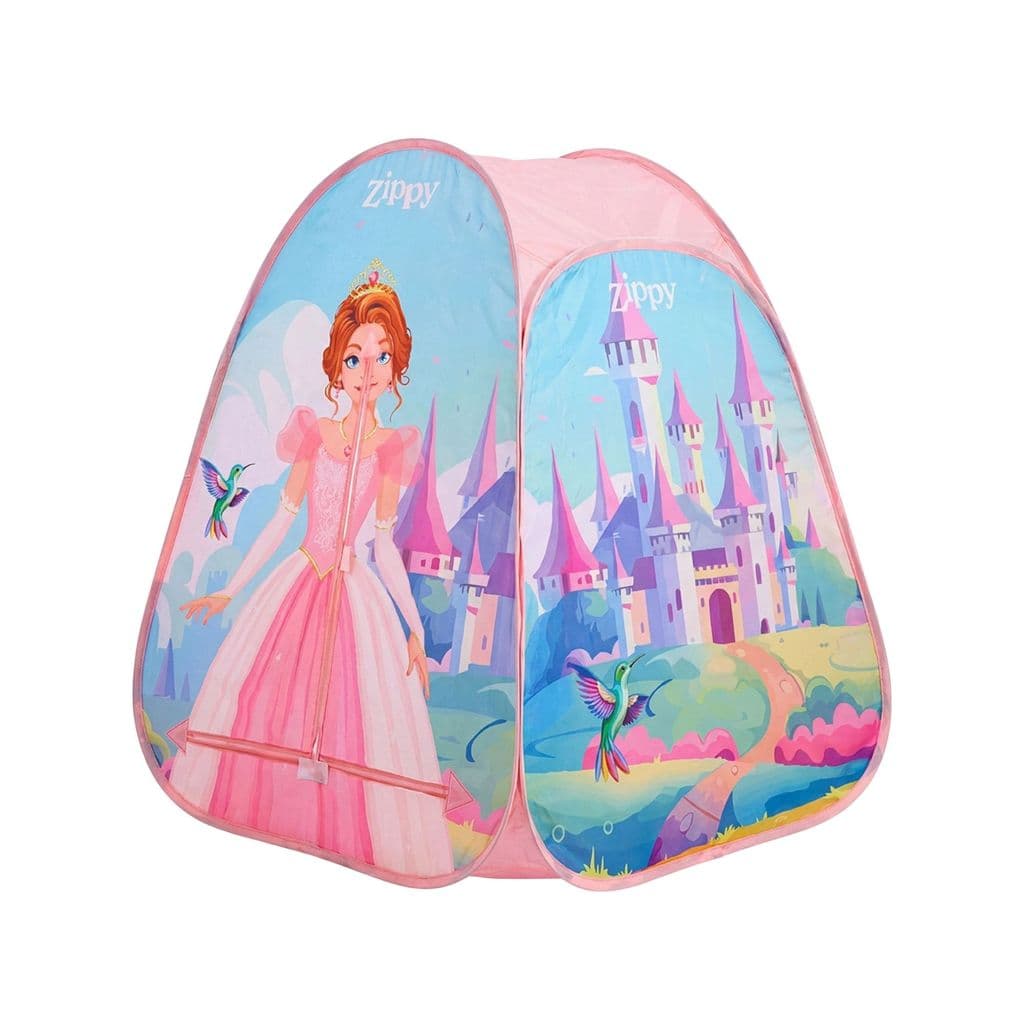 Barraca Toca Infantil Dobrável Rosa Princesas Zippy Toys - 16242