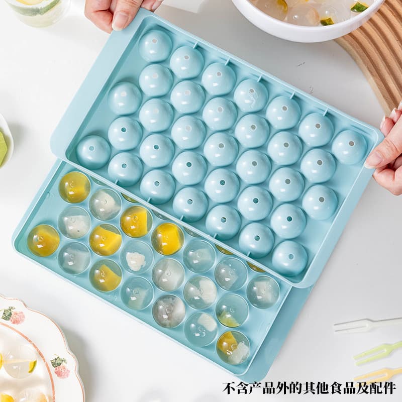 Forma para cubos de gelo, bandeja para cubos de gelo esféricos, forma para bolas de gelo, forma para gelatina de qualida