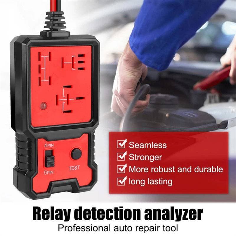 ADS Universal 12V Testador De Relé De Carro Eletrônico Automotivo Para Bateria Automática Analisador De Alternador Ferra
