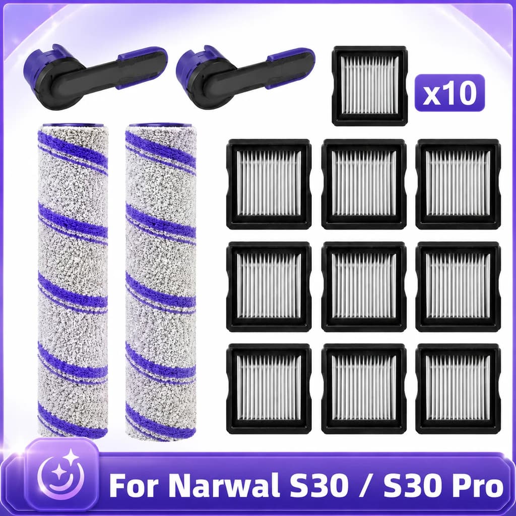 Para Narwal S30/S30 Pro Peças De Vácuo Rolo Principal Escova Filtro HEPA Lidar Com Acessórios Substituição