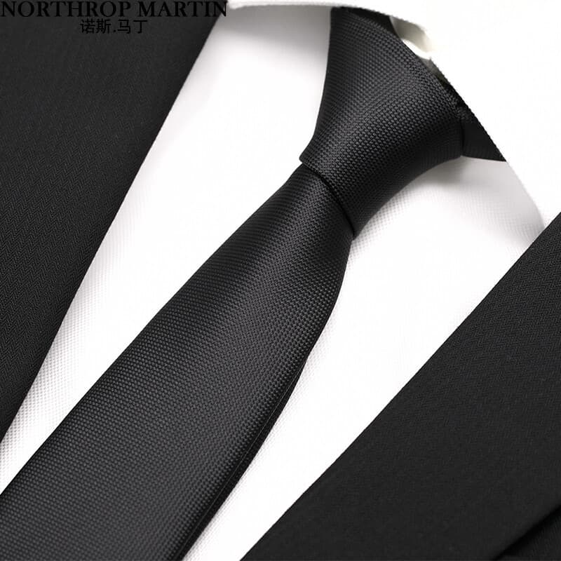Noth Martin Versão Estreita Masculino Negócios Formal Desgaste Feito à Mão Casual Cor Sólida Estilo Preppy 5.5cm Gravata