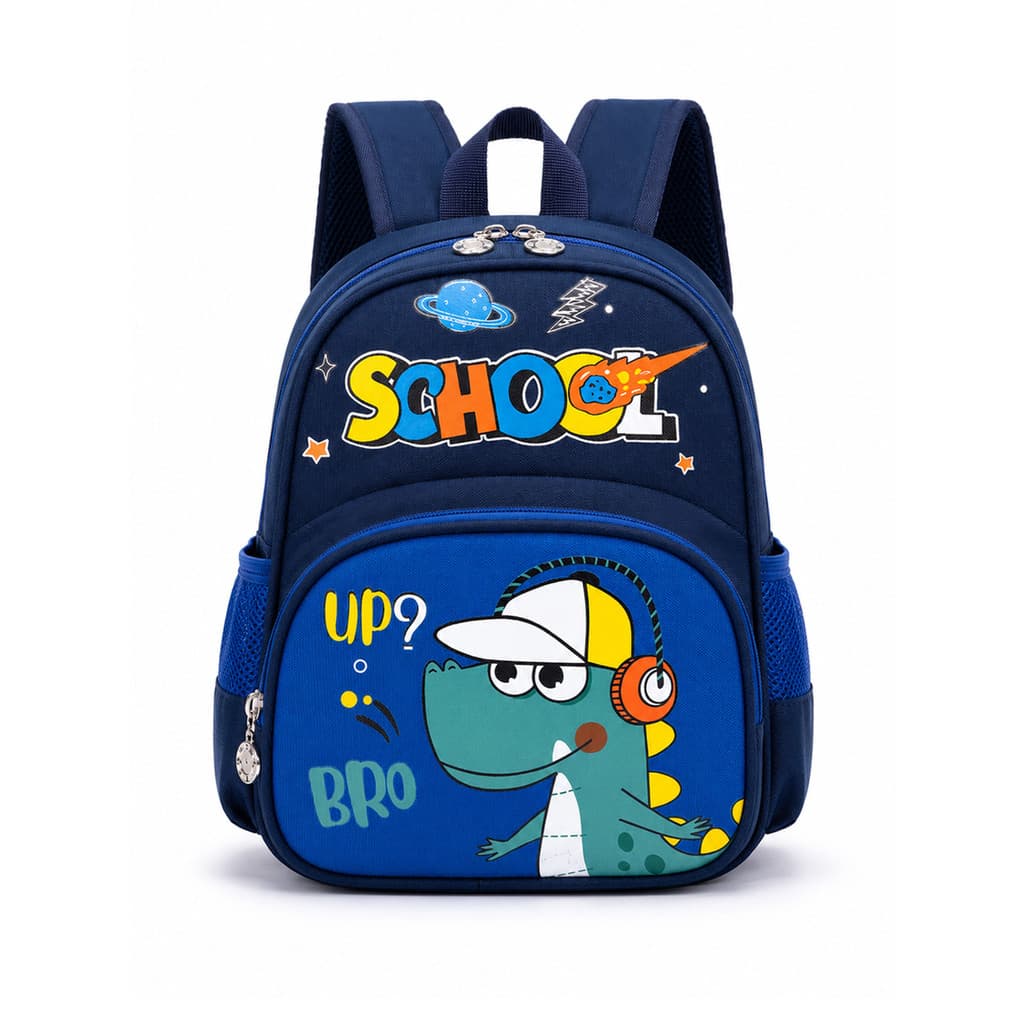 Mochila Infantil Escolar de Nylon Tam P Creche Pré-Escola REF C-1047