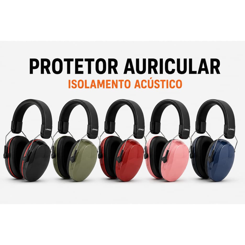 Abafador Ruído Isolamento Acustico Protetor Auricular