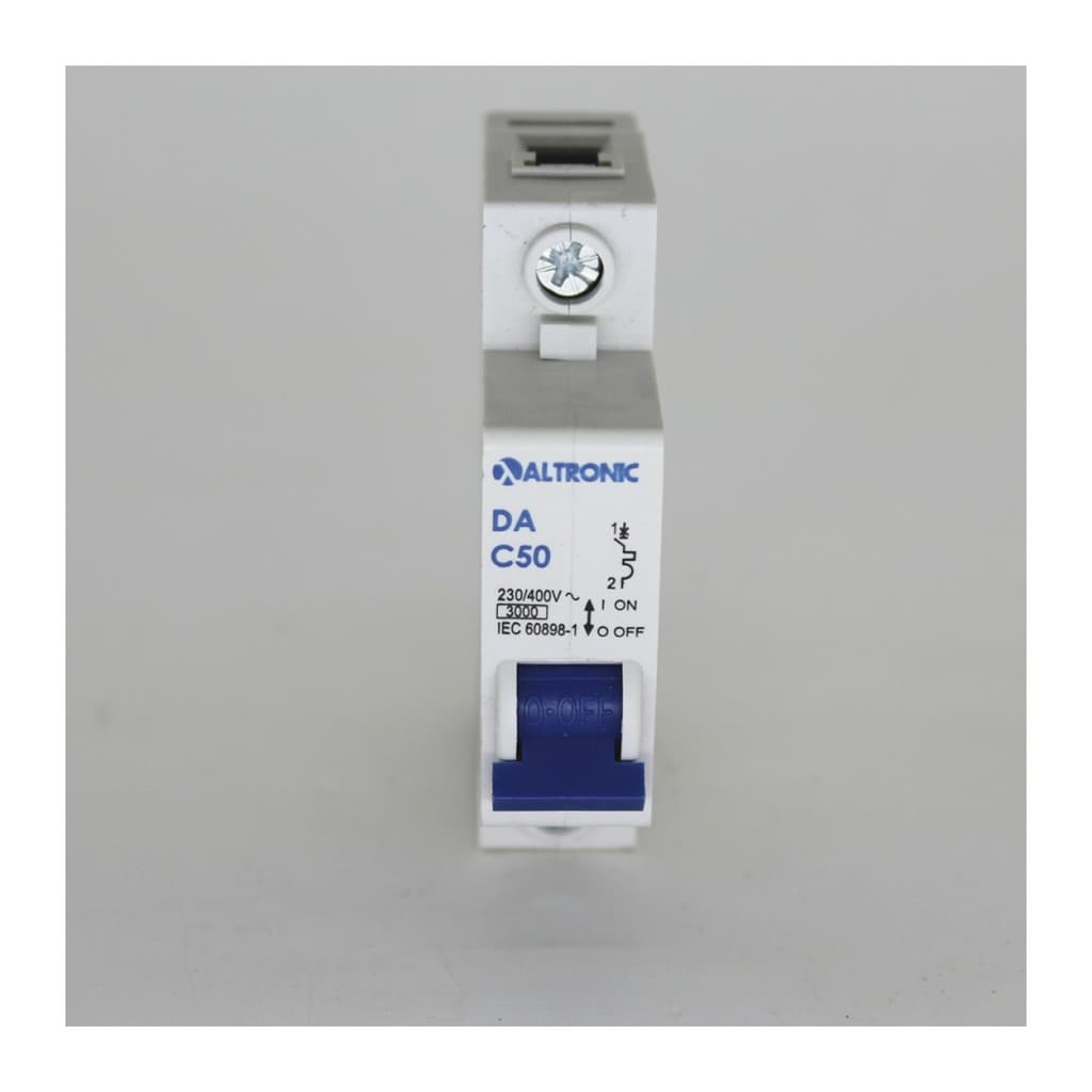 Disjuntor Unipolar Din 1p 50a Curva C 3ka Altronic