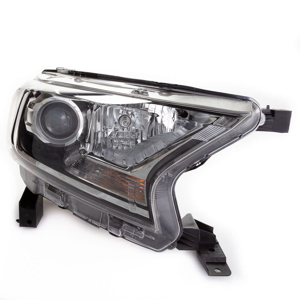 FAROL ESQUERDO FORD Ranger 2016/2018 ACABAMENTO CROMADO