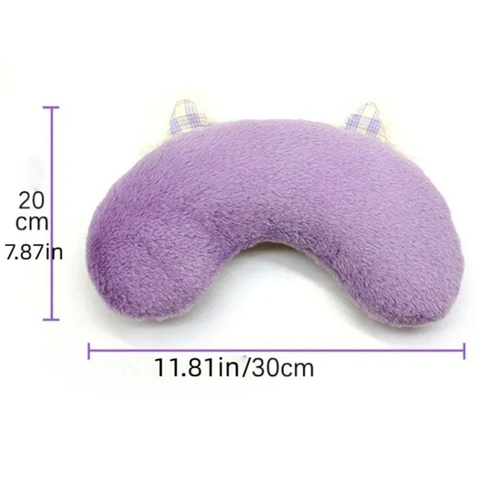 Almofada de Dormir para Cães MXMUSTY, Almofada Macia em Forma de U para Suporte do Pescoço de Animais de Estimação, Desi