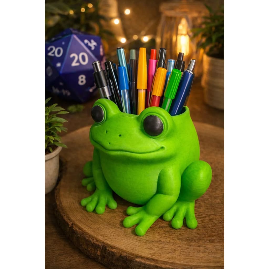 Porta Caneta Organizador Sapo