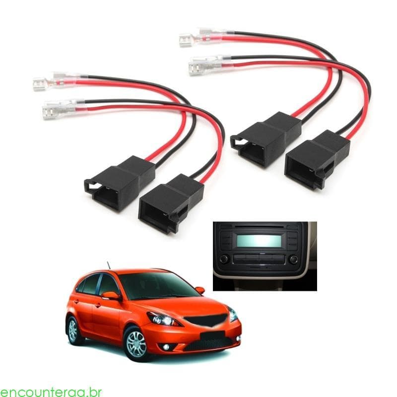 Encountera Plugues Adaptadores Chicote Fios Alto-Falante Para Reprodutor Carro