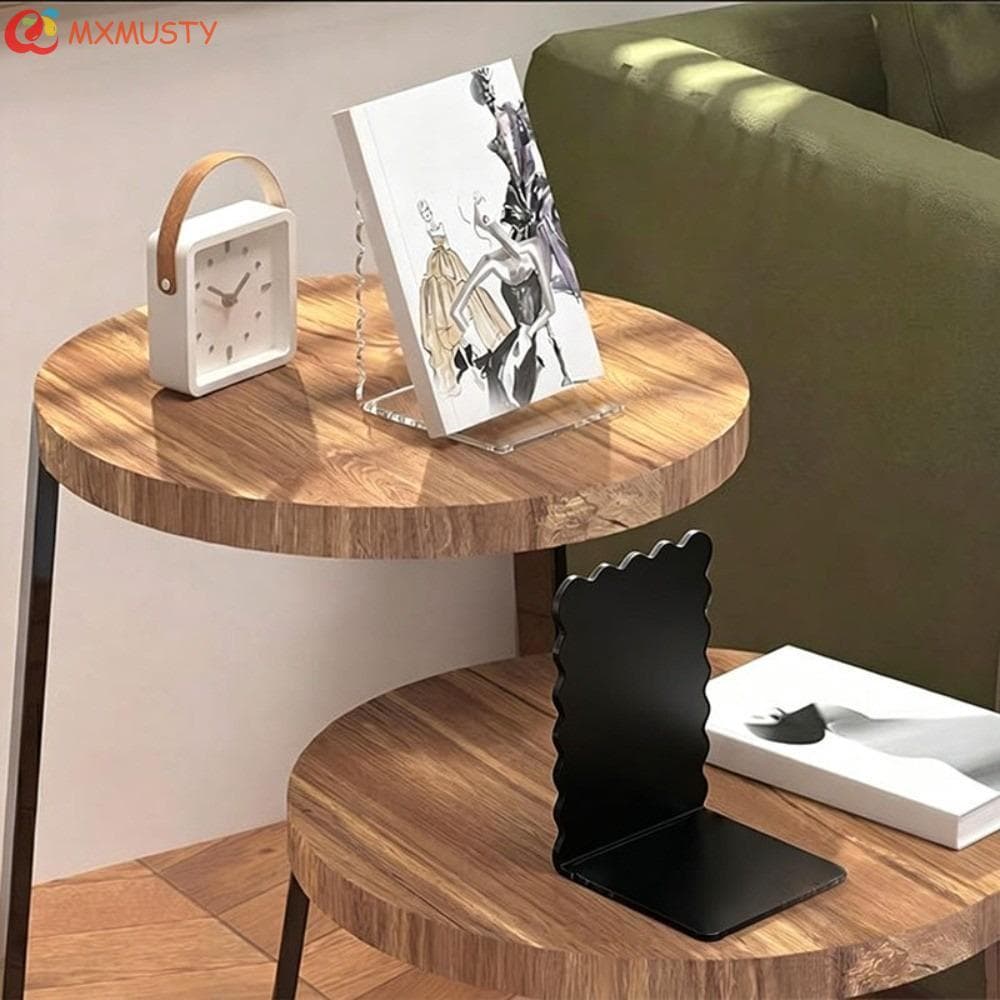 Suporte De Exibição De Livro Acrílico MXMUSTYZA , Rack De Armazenamento De Livros De Mesa De Papelaria Durável , Resiste