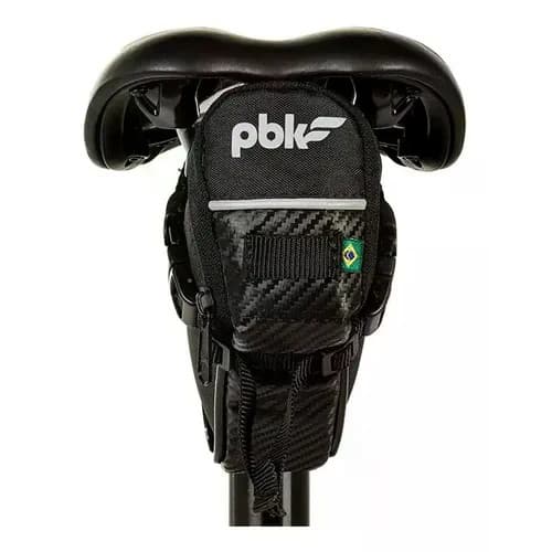 Bolsa De Selim Bike Pro Preta Top resistente