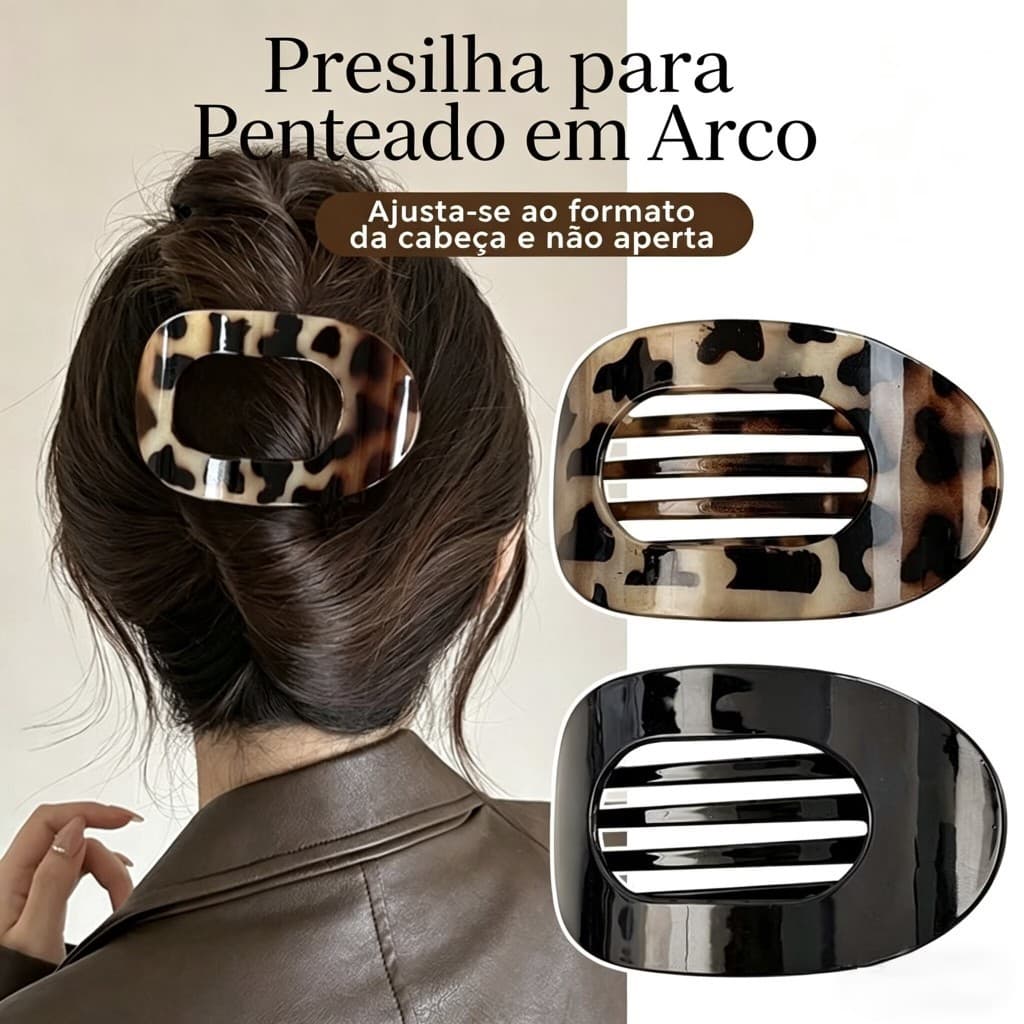 Novo Presilhas de cabelo Bico de Pato Oval grampo de cabelo acessórios de cabelo feminina