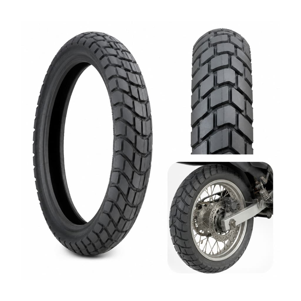 Pneu Moto Trail 110/90-17 C/C Tras Bros 125 150 160 Todas Xre 190 Xtz