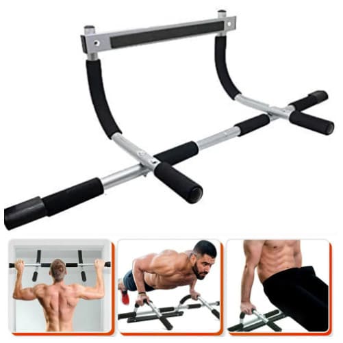 Barra de Porta Multifuncional Musculação Fixa Portátil Crossfit