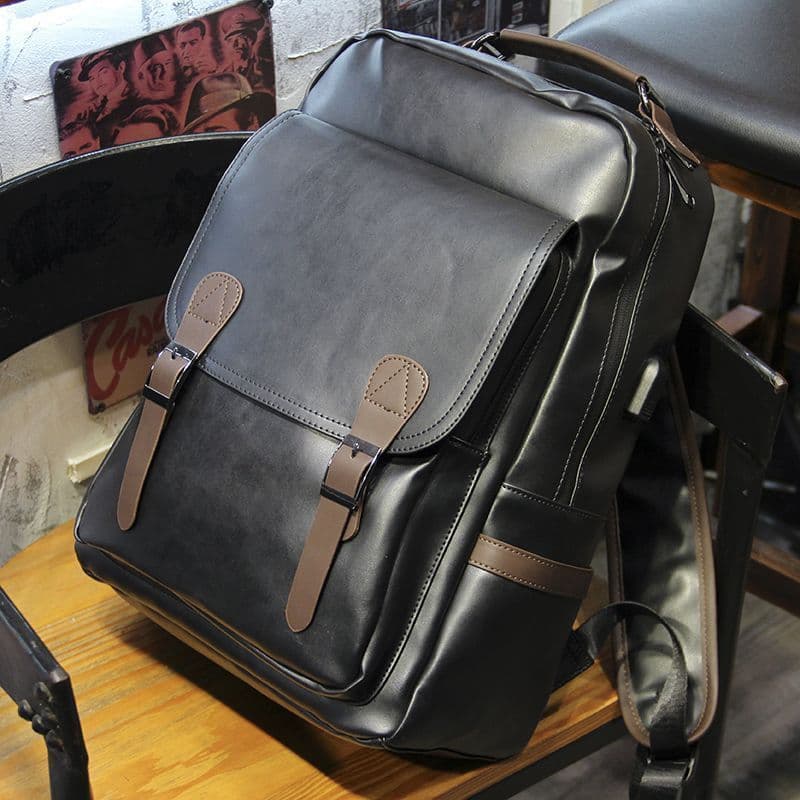 Nova mochila de carregamento USB mochila de negócios dos homens grande capacidade mochila de viagem estudante saco de es