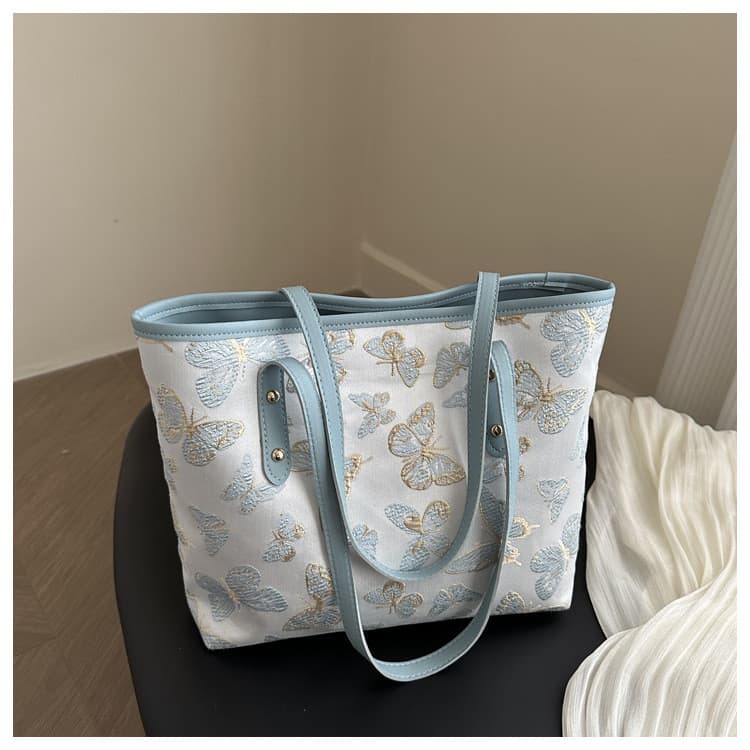 Bolsa Tote feminina 2026 novo estilo grande capacidade Commuter saco verão Casual All-Match bolsa de ombro estudante uni