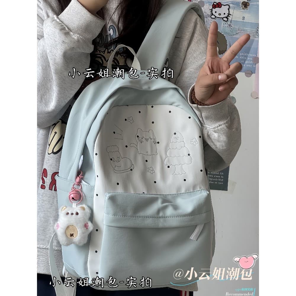 2025 verão mochila feminina júnior estudante do ensino médio nicho ins versão coreana mochila escola primária mochila es