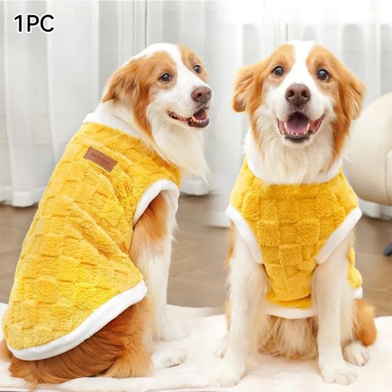 Roupas para Cães Grandes XS-8XL, Suéter Quente de Inverno, Tamanhos S-6XL, Casacos Macios para Golden Retriever 1BJZ