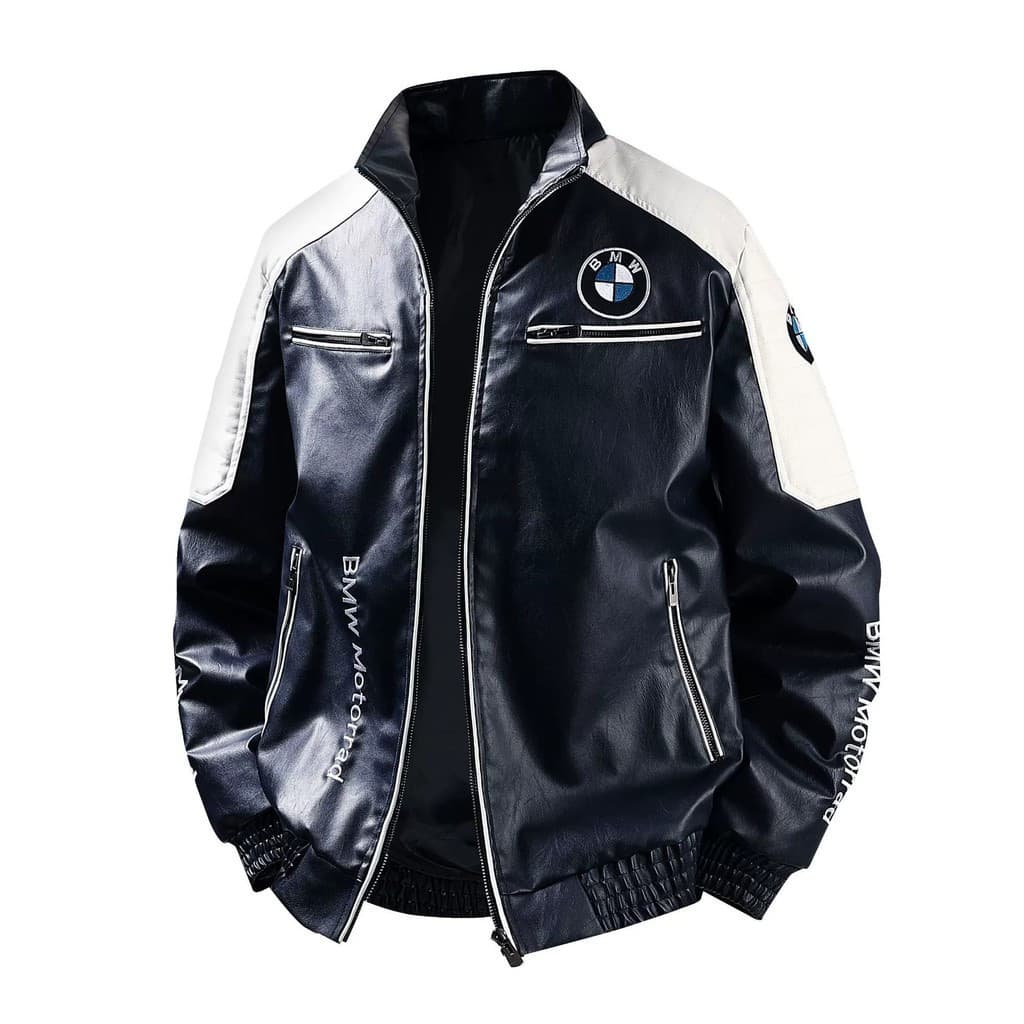 Jaqueta de Couro Retro Americana para Motociclistas, Uniforme Masculino, Jaqueta de Beisebol, Jaqueta de Piloto em PU pa