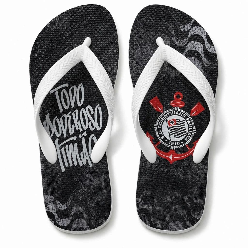 Chinelo Masculino Corinthians