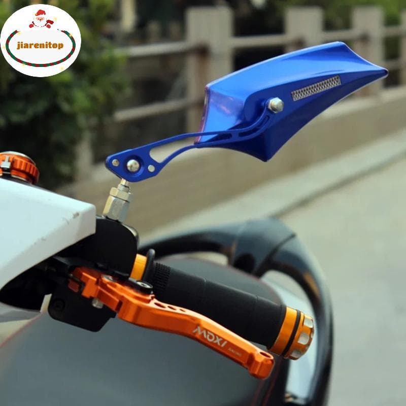 jiarenitop Universal Motocicleta Moto Bicicleta Retrovisor Lateral Scooter ATV Espelhos Retrovisores Retrofit Decorações