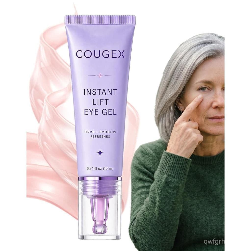 COUGEX Gel Instantâneo para Olhos - Tensor Rápido para Bolsas e Inchaço sob os Olhos, Bálsamo para Olheiras e Linhas Fin