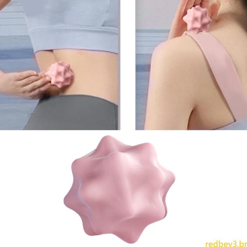 Bolas De Massagem De Fitness Vermelhas Rolo Para Liberação Miofascial