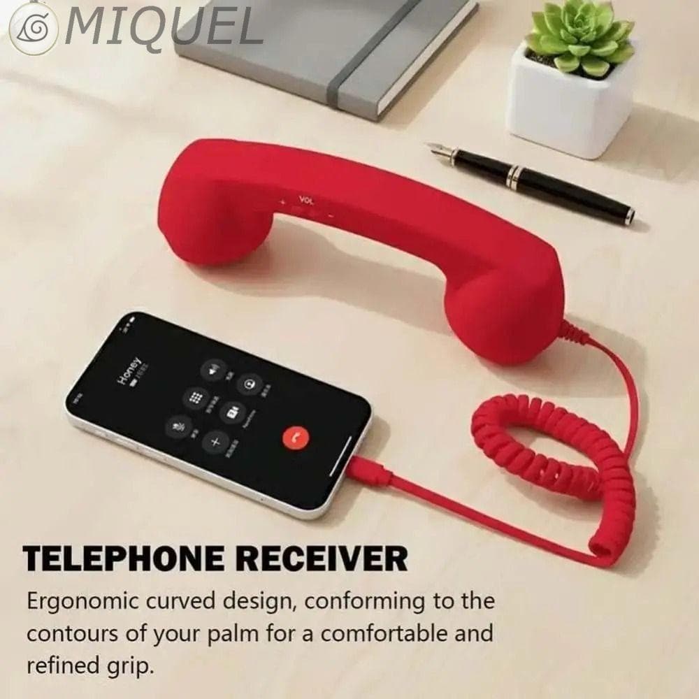 Aparelho De Microfone Com Fio MIQUEL , Receptor Portátil , Telefone Retrô