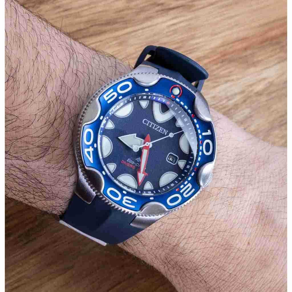 Relógio Masculino Orca Caixa em Aço Inox Metal Modelo Resistente à Água Pulseira de Silicone