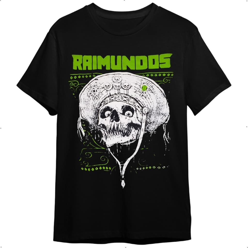 Camiseta Raimundos Banda De Rock Preta Unissex Adulto  100%