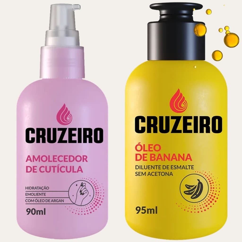 Amolecedor De Cutícula Hidratante + Óleo De Banana Cruzeiro