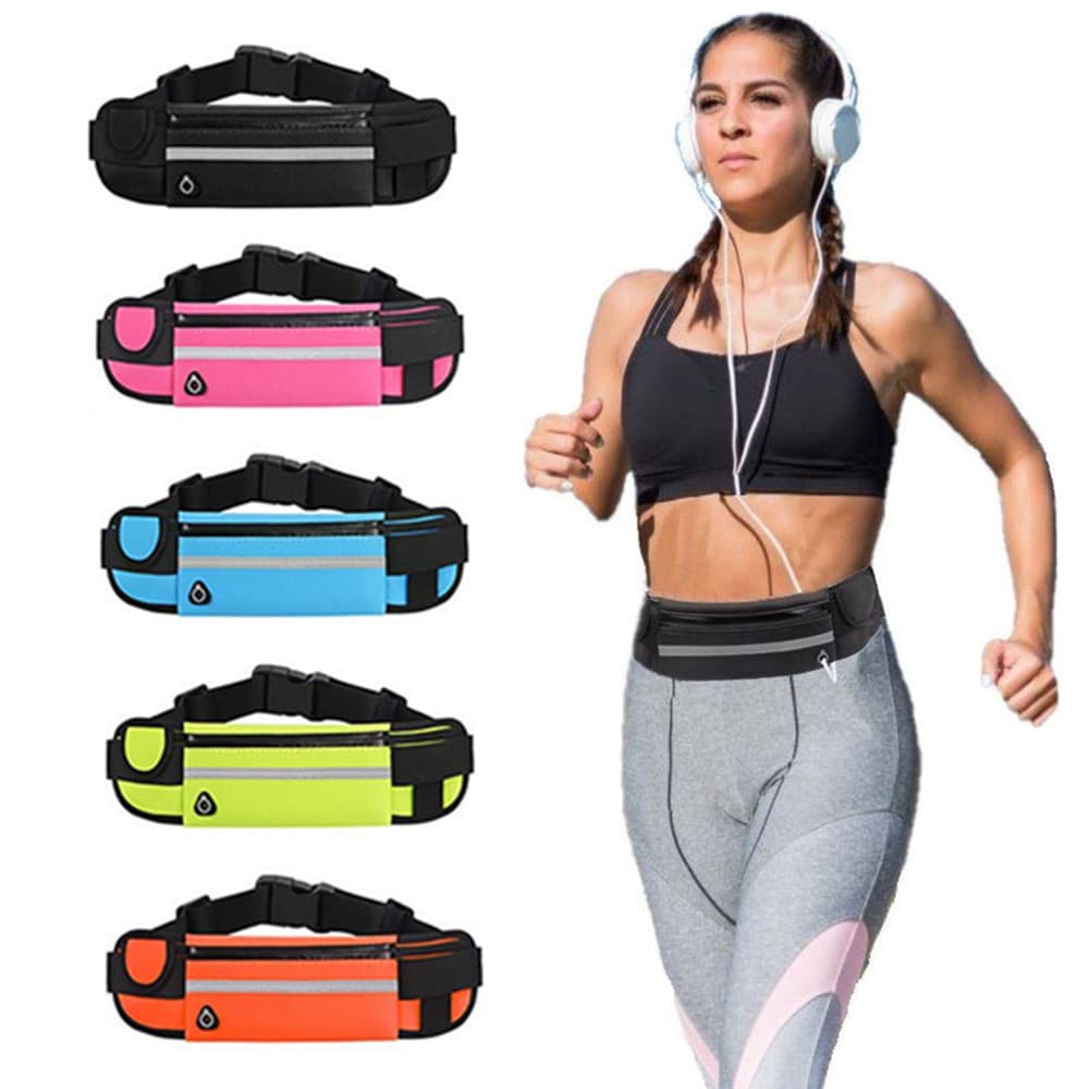 Pochete Esportiva Corrida Slim Impermeável Porta celularGarrafa De Agua Caminhada Corrida Academia