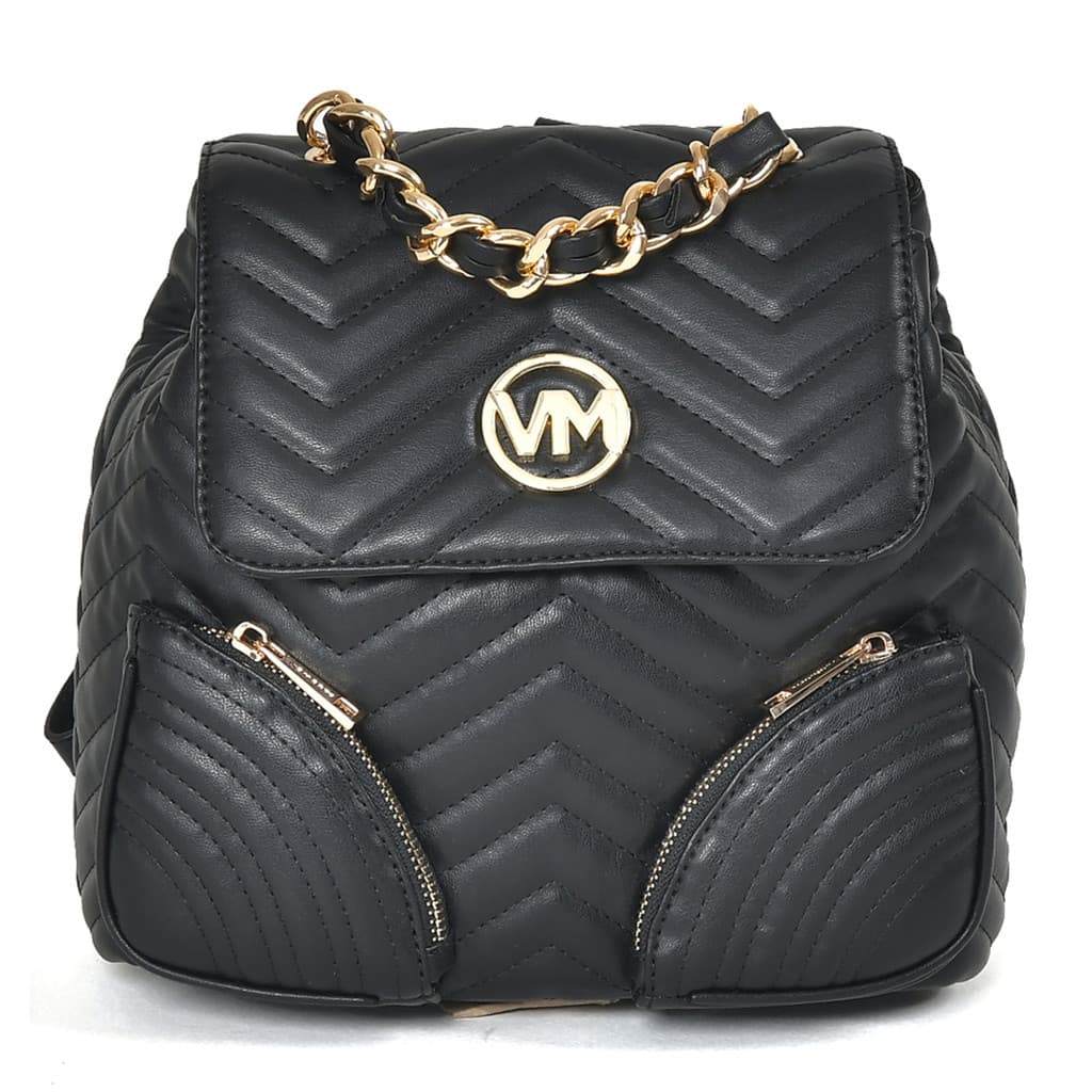 Mochila Feminina Via Marte Corrente Dourada B2-603-01