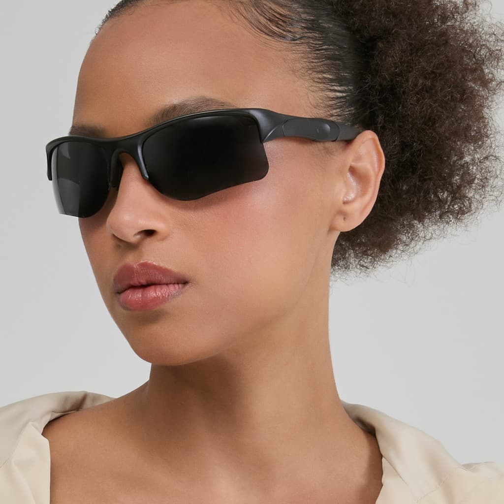 【Betsy】Óculos de Sol Esportivo Unissex – Lente Espelhada UV400, Design Envolvente e Estilo Futurista