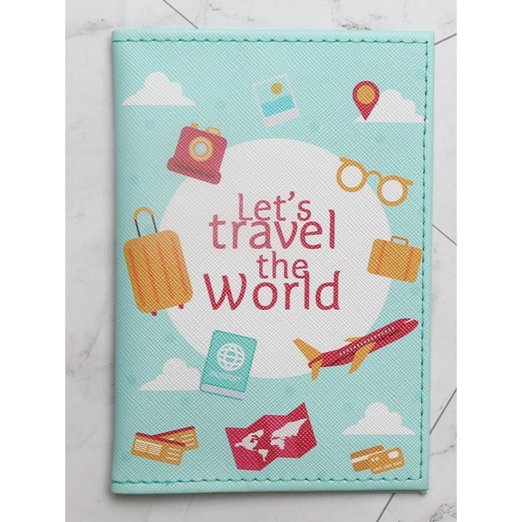 Porta-passaporte para estudo no exterior, bolsa de armazenamento de documentos de viagem, porta-bilhetes, livro de passa