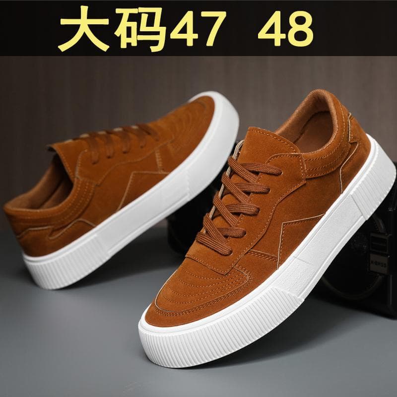 Sapatos masculinos de tamanho grande primavera novo estilo tênis esportivos de sola grossa tamanho 47 estilo Harajuku sa