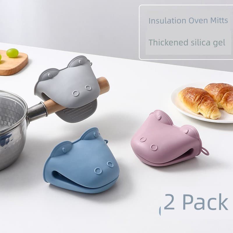 Silicone anti queimadura Luva térmica cozinha Luvas de forno Cozinha isolamento térmico Silicone luvas Anti-escaldante f