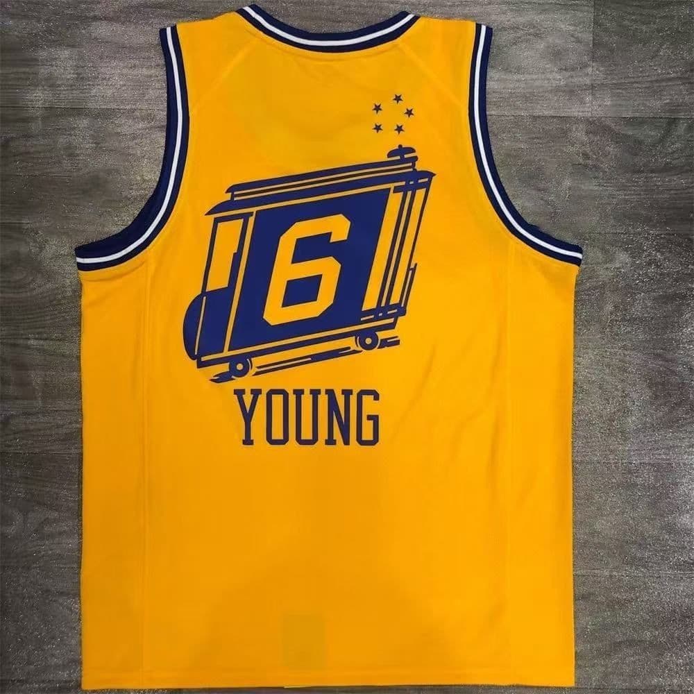Warriors 20 Temporada Amarelo Retro Versão Jersey Respirável de Secagem Rápida Uniforme de Basquete Colete Camiseta