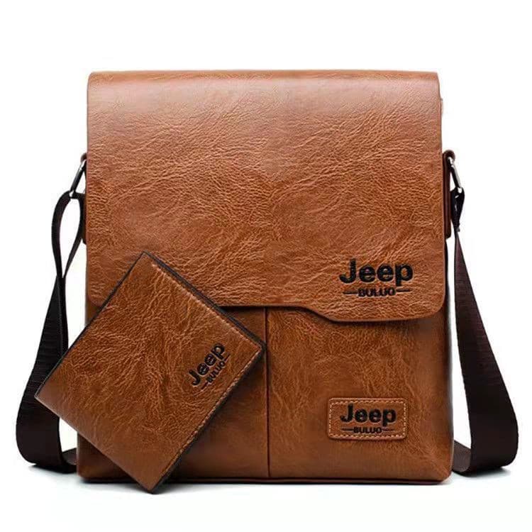 Bolsa De Ombro Para Homens Jeep Buluo Pu Leather Small Shoulder Bag 9066
