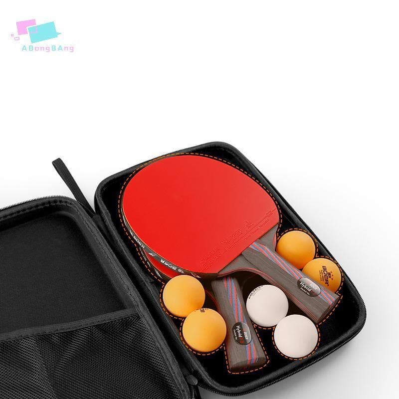 Abongbanghn 1pc Tênis De Mesa Bat Capa Paddle EVA Saco Ping Pong Casos Zip Bolso Pacote 290x195x50mm Sacos Raquete Capas