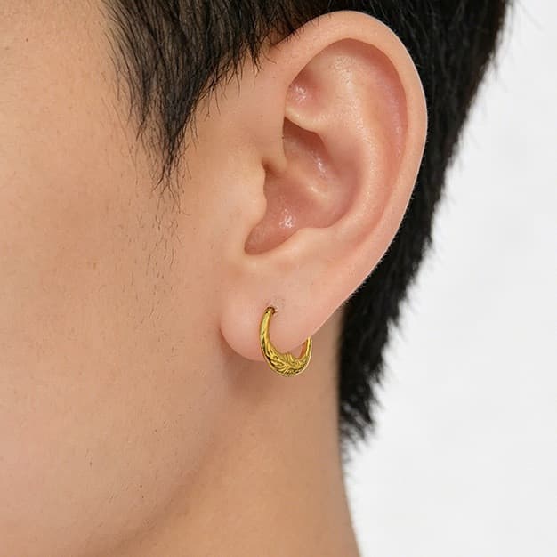 Lua Natural De Aço Inoxidável 1pc Punhos De Orelha Unisex Alta Qualidade Moda Design Minimalista Brincos Para Homens Mul