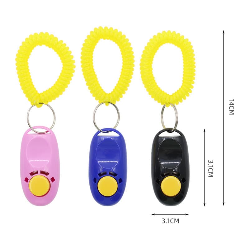 Treinamento de cães clicker clicker suprimentos de treinamento para animais de estimação clicker treinamento cão anel vo